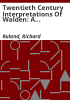 Twentieth_century_interpretations_of_Walden