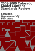 2008-2009_Colorado_model_content_standards_review