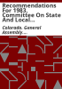 Recommendations_for_1983__Committee_on_State_and_Local_Issues__New_Federalism
