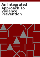 An_integrated_approach_to_violence_prevention