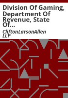 Division_of_Gaming__Department_of_Revenue__State_of_Colorado_financial_statements_and_independent_auditors__report__June_30__2013_and_2012