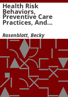 Health_risk_behaviors__preventive_care_practices__and_mortality_in_north_Denver__Colorado