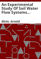 An_experimental_study_of_soil_water_flow_systems_involving_hysteresis