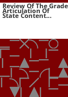 Review_of_the_grade_articulation_of_state_content_standards__state-by-state_profile