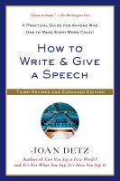 How_to_write___give_a_speech