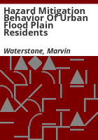 Hazard_mitigation_behavior_of_urban_flood_plain_residents