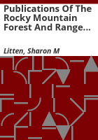 Publications_of_the_Rocky_Mountain_Forest_and_Range_Experiment_Station__1974-79