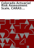 Colorado_actuarial_risk_assessment_scale__CARAS
